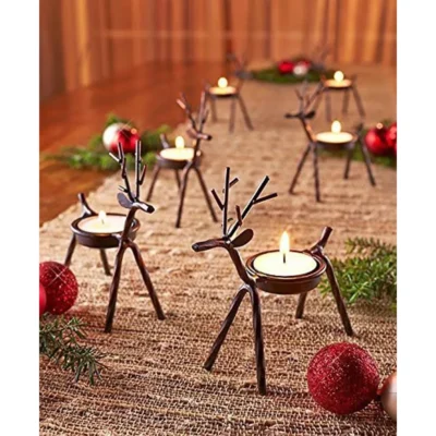 Reindeer Cast Iron Tealight Holder