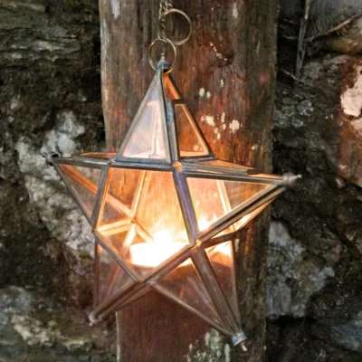 Geometric Star Hanging Lantern
