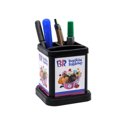 Buy Square Promotional Pen Stand in bulk for Corporate Gifting | Corporate Gyft