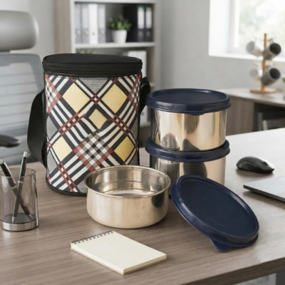 Buy Drip Stackable Lunch Box Set in bulk for Corporate Gifting | Corporate Gyft