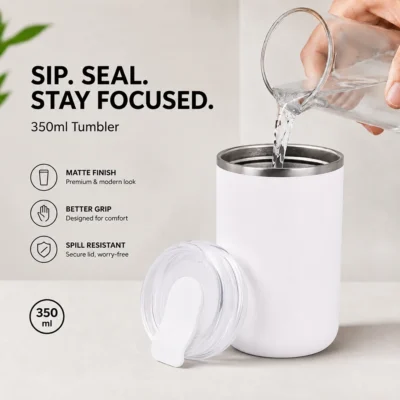 Buy Fashion Life Tumbler Mug - White in bulk for Corporate Gifting | Corporate Gyft