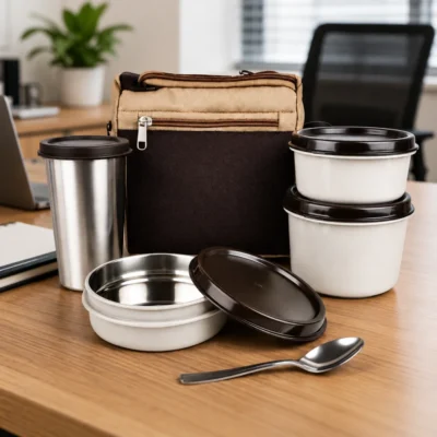Buy Feast Executive Lunch Box Set in bulk for Corporate Gifting | Corporate Gyft