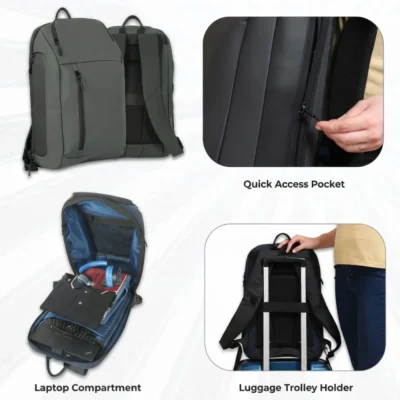 Buy Transit Professional Laptop Backpack - Grey in bulk for Corporate Gifting | Corporate Gyft