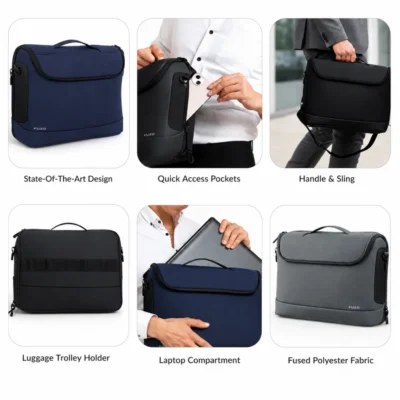 Buy Vector Premium Briefcase - Grey in bulk for Corporate Gifting | Corporate Gyft
