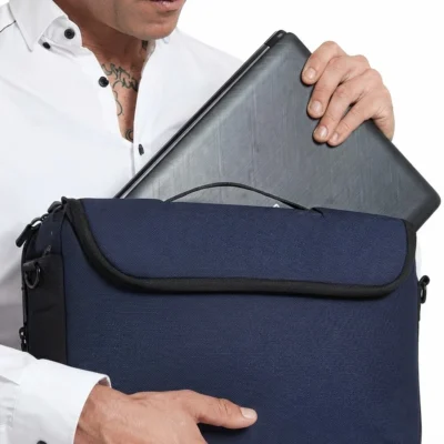 Buy Vector Premium Briefcase - Blue in bulk for Corporate Gifting | Corporate Gyft
