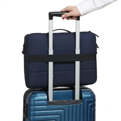 Buy Vector Premium Briefcase - Blue in bulk for Corporate Gifting | Corporate Gyft