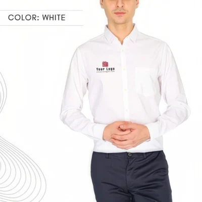 Buy Indian Terrain Classic Poplin Shirt in bulk for Corporate Gifting | Corporate Gyft