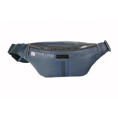 Buy Kenneth Cole Stripe Pebbled Waist Pouch in bulk for Corporate Gifting | Corporate Gyft