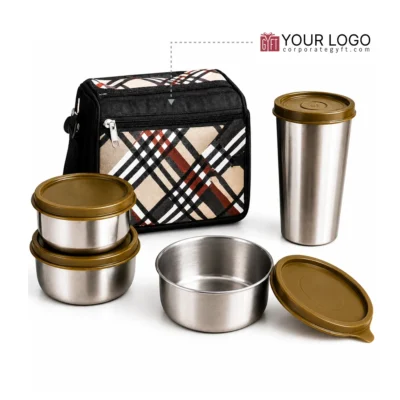 Buy Lunch Time Executive Lunch Box Set in bulk for Corporate Gifting | Corporate Gyft