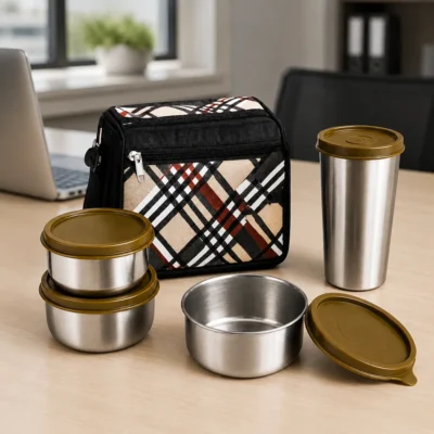 Buy Lunch Time Executive Lunch Box Set in bulk for Corporate Gifting | Corporate Gyft