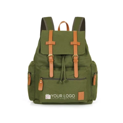 Buy Gilmore Oak Hudson Canvas Backpack in bulk for Corporate Gifting | Corporate Gyft
