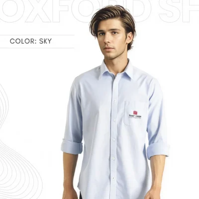 Buy Indian Terrain Classic Oxford Shirt in bulk for Corporate Gifting | Corporate Gyft