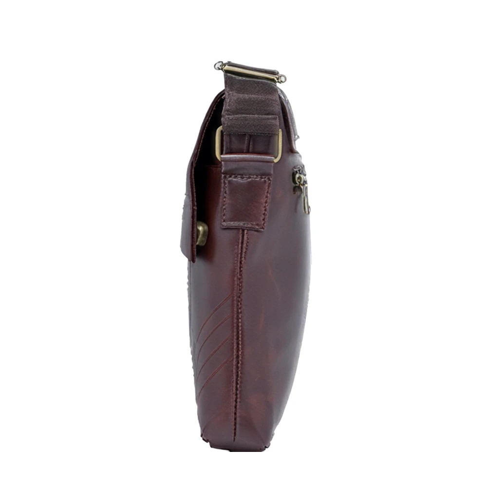Leather Business Messenger Bag - Image 4