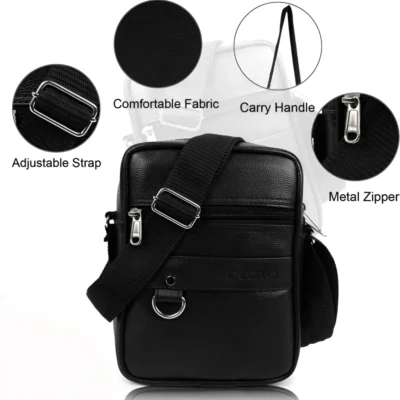 Buy Faux Leather Utility Sling Bag in bulk for Corporate Gifting | Corporate Gyft