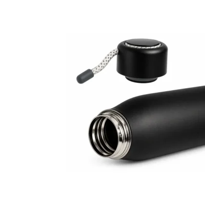 Buy String Classic Stainless Steel Flask - Black in bulk for Corporate Gifting | Corporate Gyft
