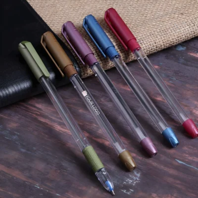 Buy Easy Grip Mettalic Pen in bulk for Corporate Gifting | Corporate Gyft