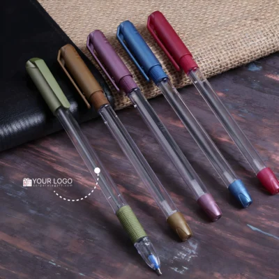 Buy Easy Grip Mettalic Pen in bulk for Corporate Gifting | Corporate Gyft