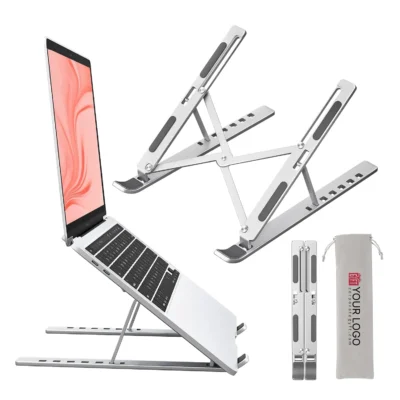 Buy Foldable Aluminum Laptop Stand in bulk for Corporate Gifting | Corporate Gyft