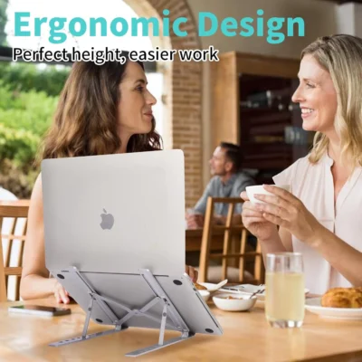 Buy Foldable Aluminum Laptop Stand in bulk for Corporate Gifting | Corporate Gyft