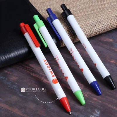 Buy Quick Click Milky Pen in bulk for Corporate Gifting | Corporate Gyft