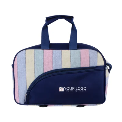 Buy Striped Pattern Duffle Bag in bulk for Corporate Gifting | Corporate Gyft