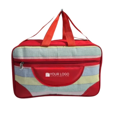 Buy Multicolor Striped Duffle Bag in bulk for Corporate Gifting | Corporate Gyft